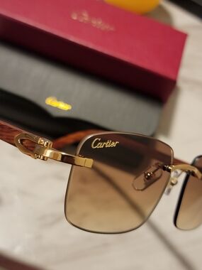 Cartier Rimless Sunglasses